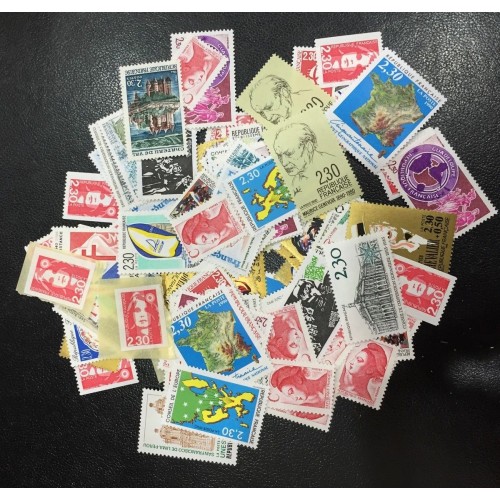 Lot de faciale 100 timbres à 2,30 Francs pour Affranchissement 