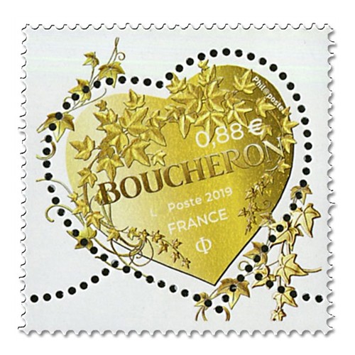 2019 TIMBRES FRANCE Y&T N°5292 & 5293 COEURS BOUCHERON OBLITERES 